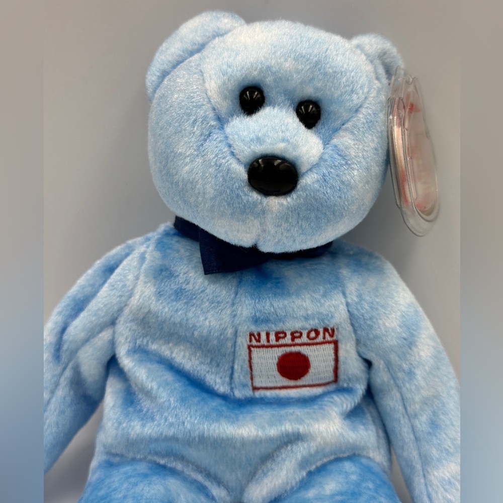 Retired Ty Beanie Baby Nipponia - (Bear Japan Country Exclusive 2000) - Picture 3 of 12
